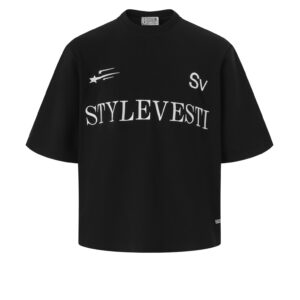 Oversized Baggy Denim T-Shirt Black – SV-OBDT1