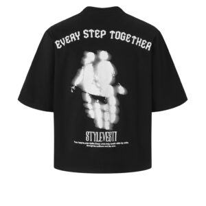 Oversized Baggy Denim T-Shirt Black – SV-OBDT1