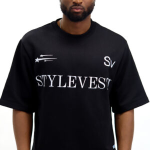 Oversized Baggy Denim T-Shirt Black – SV-OBDT1
