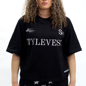 Oversized Baggy Denim T-Shirt Black – SV-OBDT1