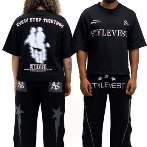 Oversized Baggy Denim T-Shirt Black – SV-OBDT1